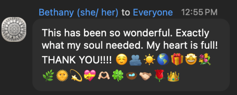 Workshop Testimonial 4